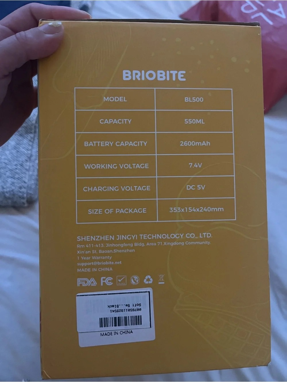 Briobite black frozen